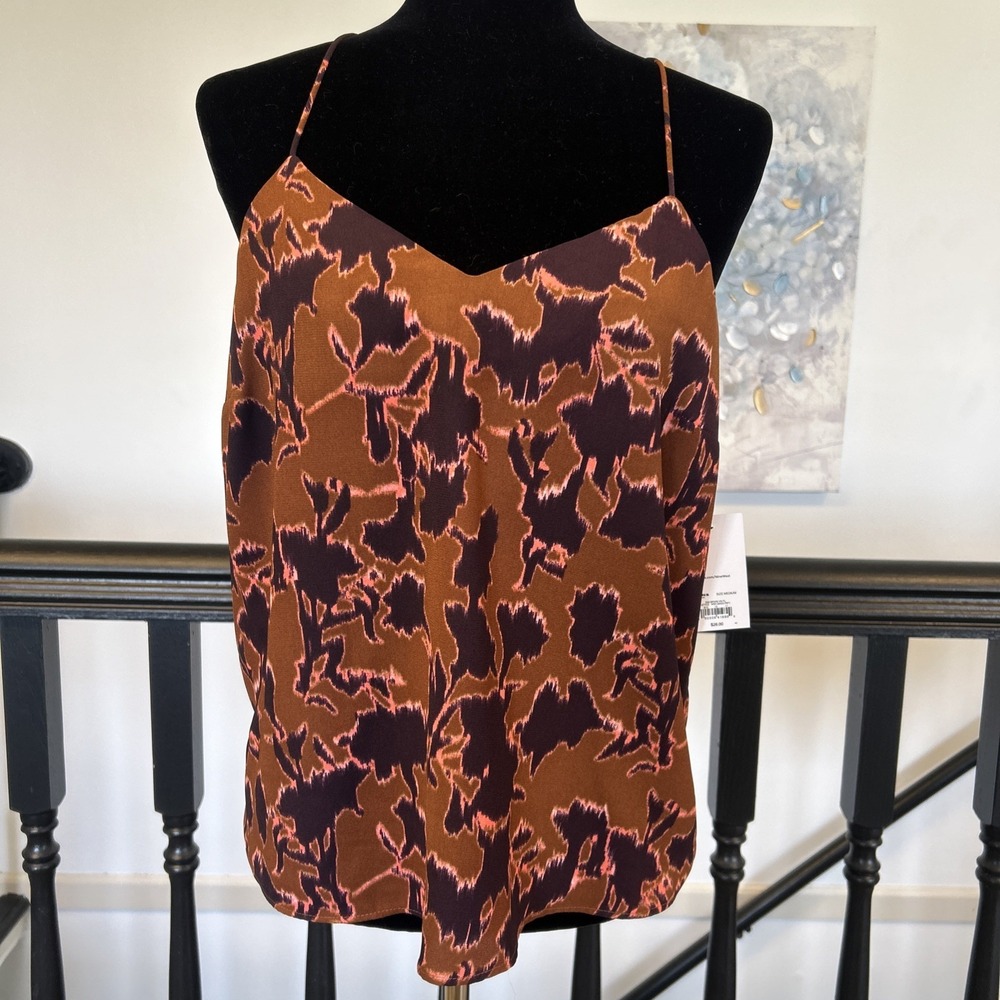 Nine West Women Spaghetti Strap Top Size‎ L New
